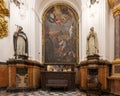 San Asciclo y Santa Victoria by Antonio Palomino in the Chapel of Santa Teresa in the Mosque-Cathedral of Cordoba in Spain.