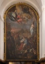 San Asciclo y Santa Victoria by Antonio Palomino in the Chapel of Santa Teresa in the Mosque-Cathedral of Cordoba in Spain.