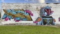 Part of the \'Wall of Toys\' production by Urban Army Crew at Trigger Fingers 2023 in Deep Ellum.