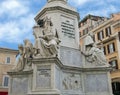 Patriarch Moses by Jacometti, base of the Column of the Immaculate Conception monument, Rome Royalty Free Stock Photo