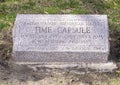 Grayson County Historical Society Time Capsule on the grounds of the Grayson County Courthouse in Sherman, Texas.