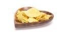 Poteto chips in a white background Royalty Free Stock Photo