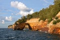 Pictured Rocks National Lakeshore Royalty Free Stock Photo