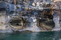 Pictured Rocks National Lakeshore on Lake Superior in the Upper Peninsula of Michigan Royalty Free Stock Photo