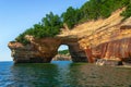 Pictured Rocks National Lakeshore. Michigan, USA. Royalty Free Stock Photo