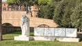 Saint Catharina of Siena near Castel Sant`Angelo, Rome, Italy Royalty Free Stock Photo