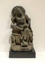 Schist 3rd century relief of Bodhisattva Padmapani on display in the Dallas Museum of Art.