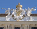 Sculpture double-headed eagle, Hofburg Palace, Vienna Royalty Free Stock Photo