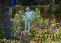 Soldier sculpture in the Museo del Parco in Portofino, Italy