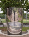 `Double Play` by Robin Brailsford at Harold Bacchus Community Park in the City of Frisco, Texas.