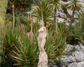 `Mathilda` sculpture by jean Phil in the Exotic Garden of Eze, France
