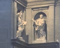 Sculptures of St. Jude Thaddeus by Giuseppe Piamontini, & St. Peter by Giovan Batista Foggini, in San Gaetano in Florence.