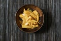 Seasoned bamboo shoots that is chinese food in a bowl