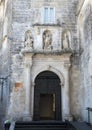 Side entrance Museo Nazionale D`Arte Medievale in Matera Italy