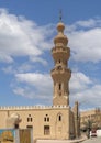 Siwa mosque with minaret in downtown Siwa in the Siwa Oasis, Egypt.