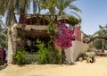 Small restaurant beside Cleopatra Spring in the Siwa Oasis, Egypt.