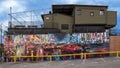 Large mural on the side of a business in Deep Ellum in East Dallas, Texas.