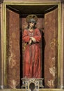 Statue of Jesus Christ in the Basilica of Sant Apollinare Nuovo in Ravena, Italy.