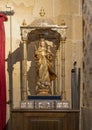 Statue of Madonna and Child in the Cordoba Cathedral in the Spanish region of Andalusia, Spain.