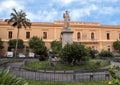 Statue of S. Antonino Abbate, patron saint of Sorrento, Italy