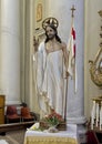 Statue of the resurrected Christ in the Church of Santa Maria Maddalena in Castiglione del Lago, Italy.