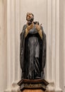 Saint Augustine statue in the Chapel of Santa Teresa in the Mosque-Cathedral of Cordoba in Spain.