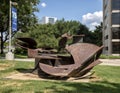 `Sabras` by Isaac Witkin on the UTSW Medical Center campus, Dallas, Texas Royalty Free Stock Photo