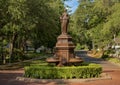 Sterne Fountain featuring a statue of Hebe in Jefferson, Texas.