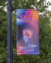 Streetpole banner in Deep Ellum, Texas, featuring Erykah Badu by Brooklynd Turner.ist Shamsy.