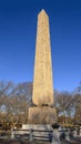 `Cleopatra`s Needle` is an Obelisk made by an Egyptian pharaoh in 1461 BC and now situated in Central Park, New York City.