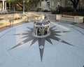 `TCU Sundial` by William Andrews on the campus of Texas Christian University in Fort Worth. Royalty Free Stock Photo