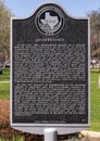 Texas Historical Commission marker for Quakertown at Quakertown Park in Denton, Texas.