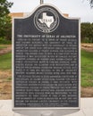 Texas Historical Commission marker for the University of Texas at Arlington.