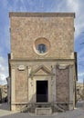 12th century Church of Saint Roch in Pitigliano, Italy. Royalty Free Stock Photo