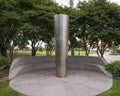 `International Peace and Friendship Monument` in Gene Allen Park in downtown Arlington, Texas.