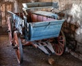 Army escort wagon on display at Fort Davis National Historic Site, Fort Davis, Texas.