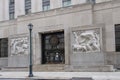 Bas-relief granite sculptures, Robert N.C. Nix, Sr. Federal Building & Post Office Royalty Free Stock Photo