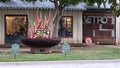 Vetro Glassblowing Studio and Fine Art Gallery in the historic district of Grapevine, Texas.