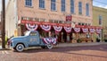 Vintage pick up truck advertising the historic Jefferson General Store in the City of Jefferson.