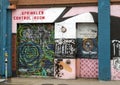 Wall art mural in Deep Ellum, Dallas, Texas