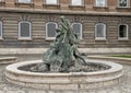 Fountain of the Fishing Children by Senyei Karoly, Royal Palace, Hungary