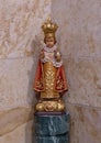 Religious statue showing Jesus as a boy inside Christ the King Catholic Church in Dallas, Texas. Royalty Free Stock Photo