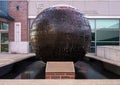 World Peace Prayer Fountain by Hank Kaminsky at the public center of Fayetteville, Arkansas.