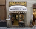 Historic tapas restaurant, La Pineda Fiabres, established in 1930 in Barcelona, Spain.