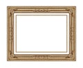 Pictureframe isolated on white Royalty Free Stock Photo