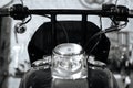 Pictures of authentic old school motorbike details