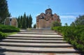 A pictures medieval church in Trebinje called Herzegovacka Gracanica