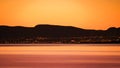 Sunset over the Oslofjord, Norway, Scandinavia Royalty Free Stock Photo