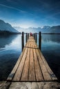 Tourist Woman at Montreux lake