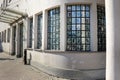 Pictures in a window at Oskar Schindler`s Factory